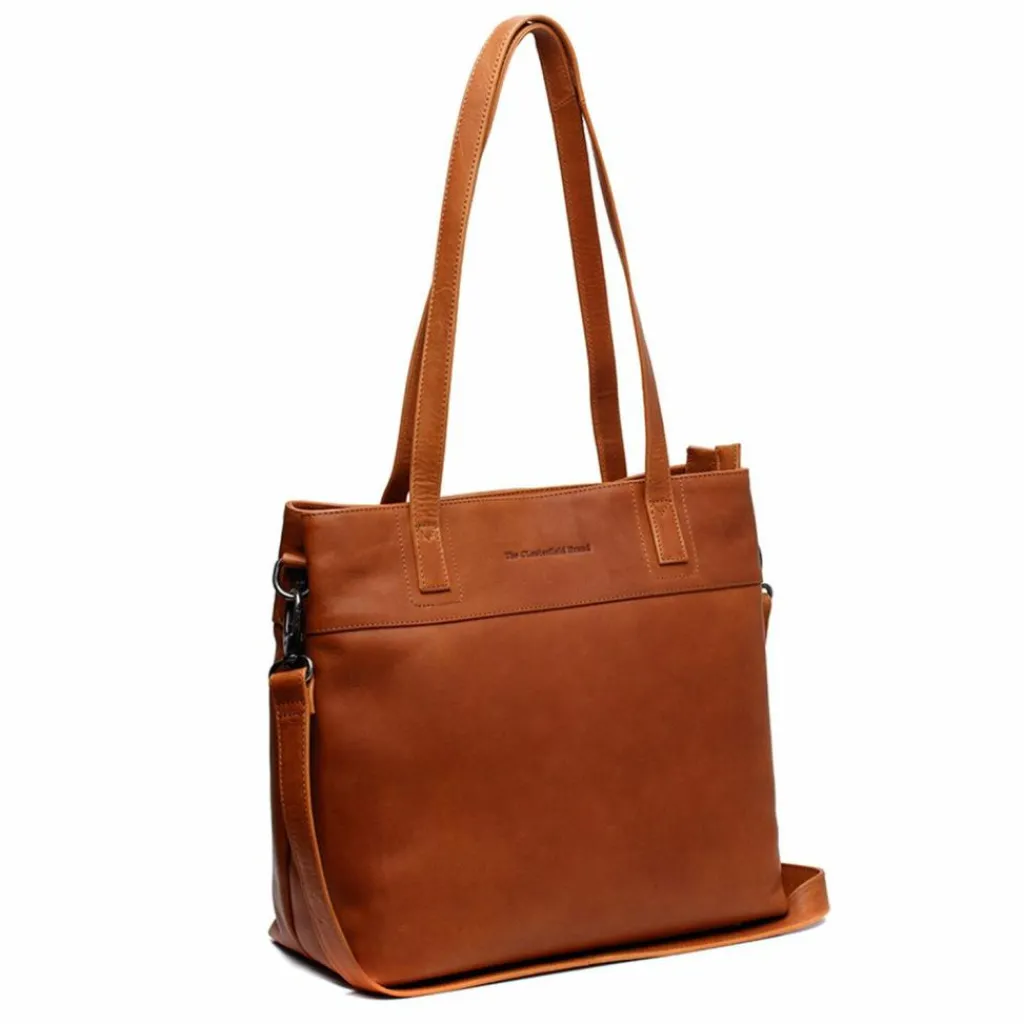The Chesterfield Brand Shopper|Schultertaschen<Nola Shopper Tasche Leder 30 cm cognac