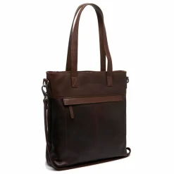 The Chesterfield Brand Henkeltaschen|Schultertaschen<Nunavik Schultertasche Leder 33 cm Laptopfach brown