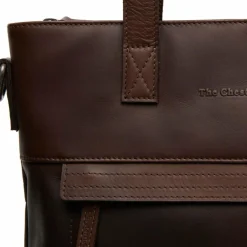The Chesterfield Brand Henkeltaschen|Schultertaschen<Nunavik Schultertasche Leder 33 cm Laptopfach brown
