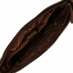 The Chesterfield Brand Henkeltaschen|Schultertaschen<Nunavik Schultertasche Leder 33 cm Laptopfach brown