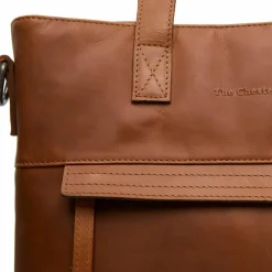 The Chesterfield Brand Schultertaschen|Henkeltaschen<Nunavik Schultertasche Leder 33 cm Laptopfach cognac
