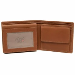 New The Chesterfield Brand Orleans Geldbörse RFID Schutz Leder 11 cm cognac