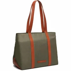 The Chesterfield Brand Shopper|Schultertaschen<Otta Shopper Tasche Leder 40 cm Laptopfach steel green