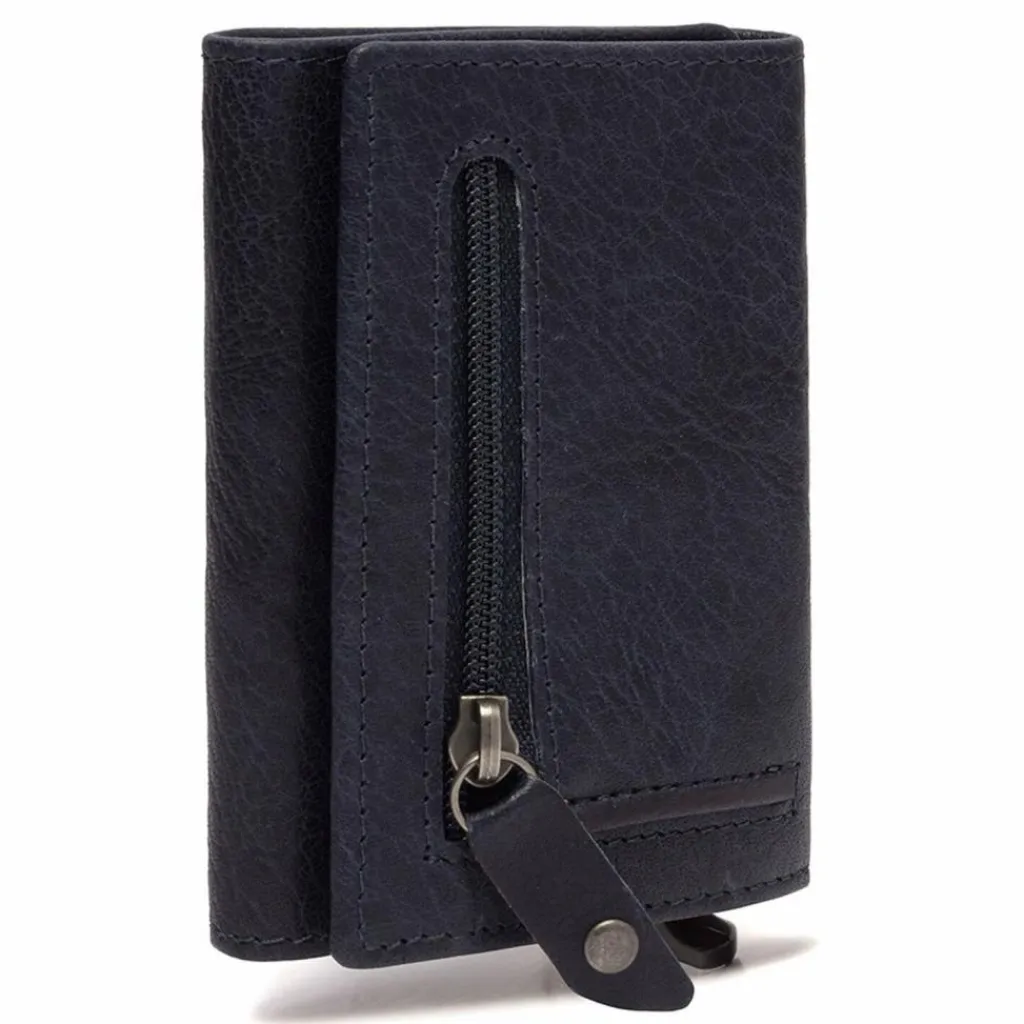 The Chesterfield Brand Paris Kreditkartenetui RFID Schutz Leder 7 cm navy