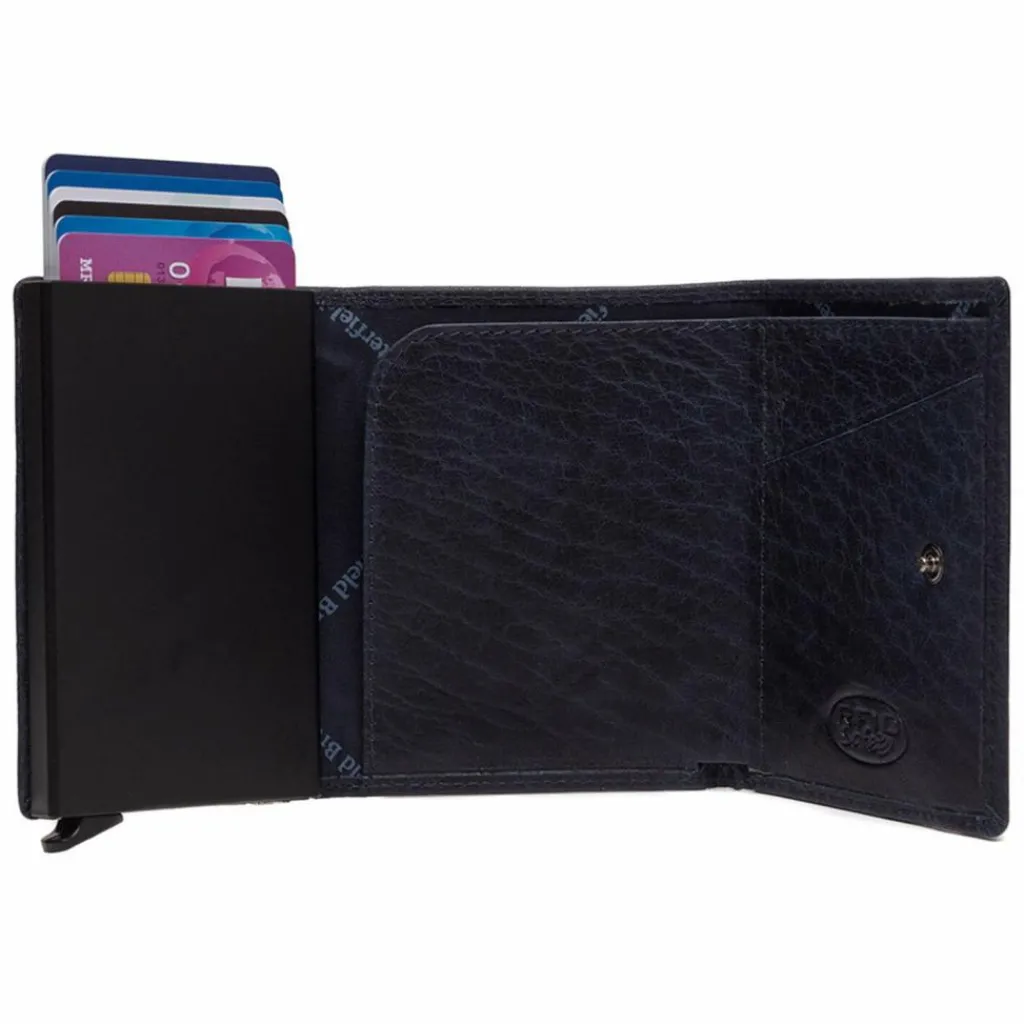 The Chesterfield Brand Paris Kreditkartenetui RFID Schutz Leder 7 cm navy