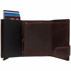 The Chesterfield Brand Portland Kreditkartenetui RFID Schutz Leder 7 cm braun