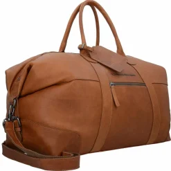 New The Chesterfield Brand Portsmouth Weekender Reisetasche Leder 53 cm cognac