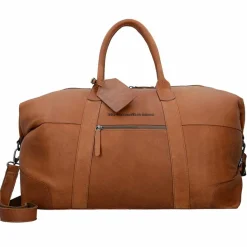 New The Chesterfield Brand Portsmouth Weekender Reisetasche Leder 53 cm cognac