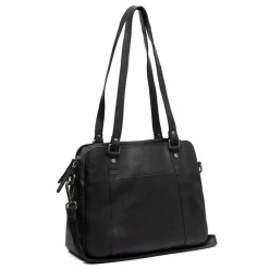 The Chesterfield Brand Schultertaschen|Henkeltaschen<Porlezza Schultertasche Leder 31 cm black