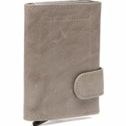 The Chesterfield Brand Visitenkartenetuis<Portland Kreditkartenetui RFID Schutz Leder 7 cm light grey