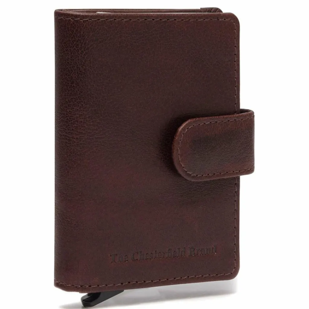 The Chesterfield Brand Prague Kreditkartenetui RFID Schutz Leder 7 cm