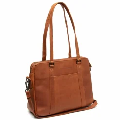 Online The Chesterfield Brand Pretoria Schultertasche Leder 36 cm cognac