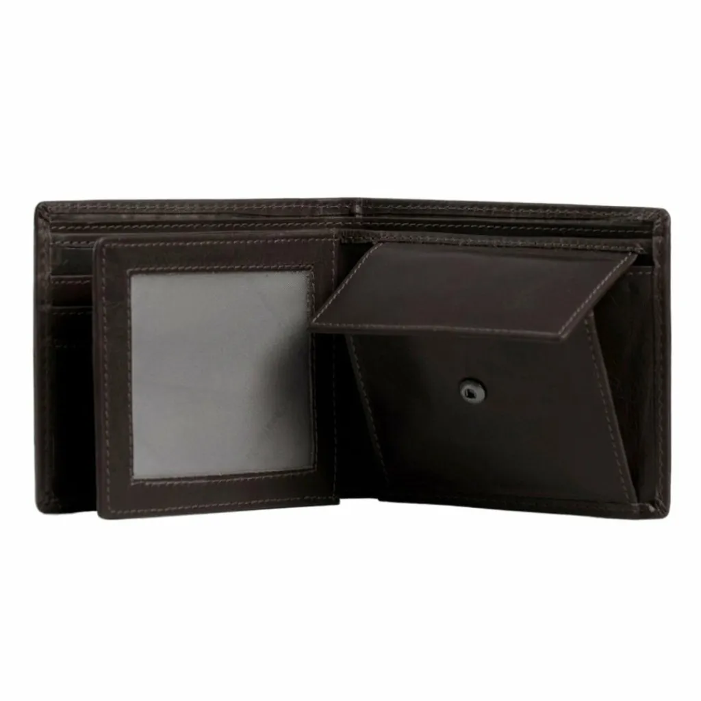 The Chesterfield Brand Herrengeldbörsen Querformat<Ralph Geldbörse RFID Schutz Leder 10 cm brown