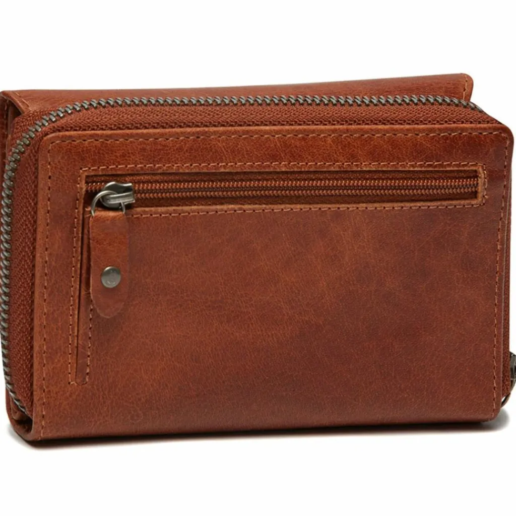 The Chesterfield Brand Damengeldbörsen Querformat<Rhodos Geldbörse RFID Schutz Leder 14 cm cognac