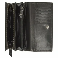 Online The Chesterfield Brand Rivalto Geldbörse RFID Schutz Leder 18.5 cm black