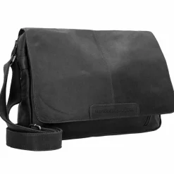 The Chesterfield Brand Messenger Bags|Laptoptaschen<Richard Messenger Leder 40 cm Laptopfach black