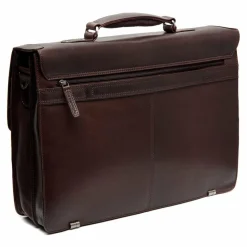 New The Chesterfield Brand Salvatore Aktentaschen Messenger Leder 42 cm Laptopfach brown