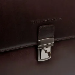 New The Chesterfield Brand Salvatore Aktentaschen Messenger Leder 42 cm Laptopfach brown