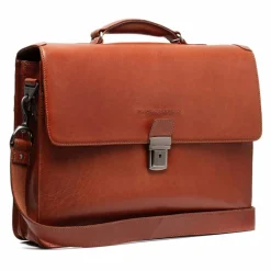 The Chesterfield Brand Messenger Bags|Laptoptaschen<Salvatore Aktentaschen Messenger Leder 42 cm Laptopfach cognac