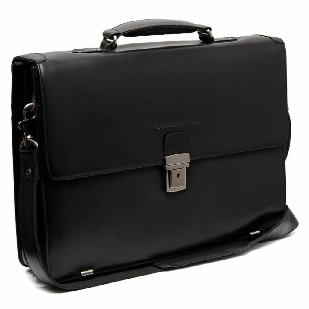 The Chesterfield Brand Messenger Bags|Laptoptaschen<Salvatore Aktentaschen Messenger Leder 42 cm Laptopfach black