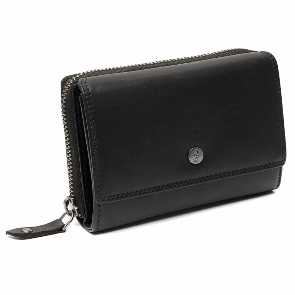 The Chesterfield Brand Damengeldbörsen Hochformat<Salviano Geldbörse RFID Schutz Leder 13.5 cm black