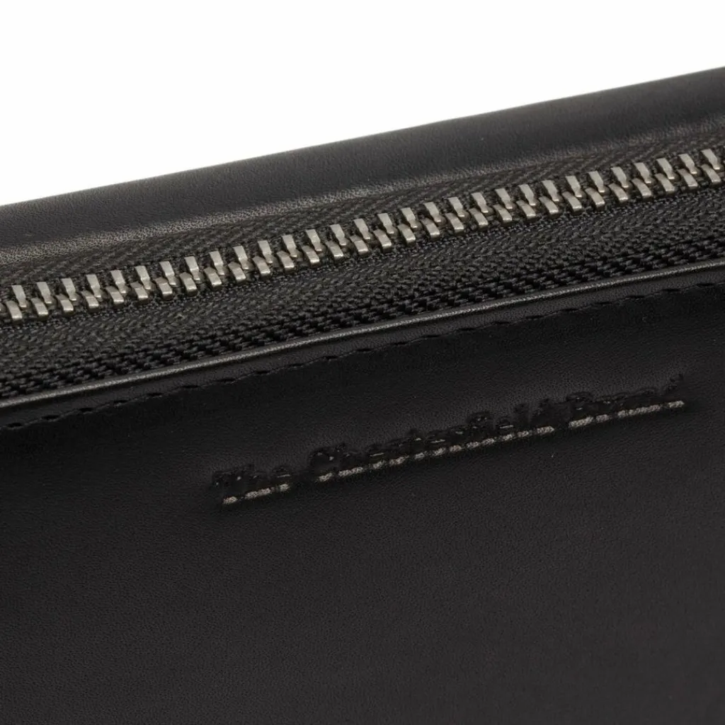 The Chesterfield Brand Damengeldbörsen Hochformat<Salviano Geldbörse RFID Schutz Leder 13.5 cm black