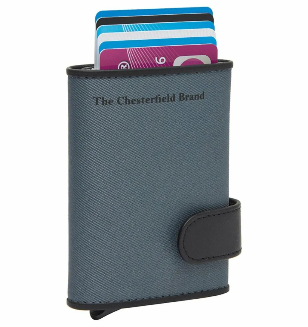 New The Chesterfield Brand Sabana Geldbörse RFID Schutz Leder 7.5 cm light grey