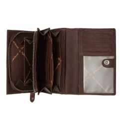 The Chesterfield Brand Damengeldbörsen Querformat<Seattle Geldbörse RFID Schutz Leder 14.5 cm brown