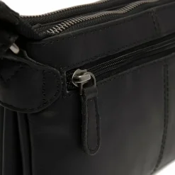 New The Chesterfield Brand Sisli Umhängetasche Leder 23 cm black