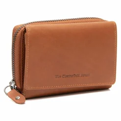 The Chesterfield Brand Damengeldbörsen Querformat<Sorraia Geldbörse RFID Schutz Leder 12 cm cognac