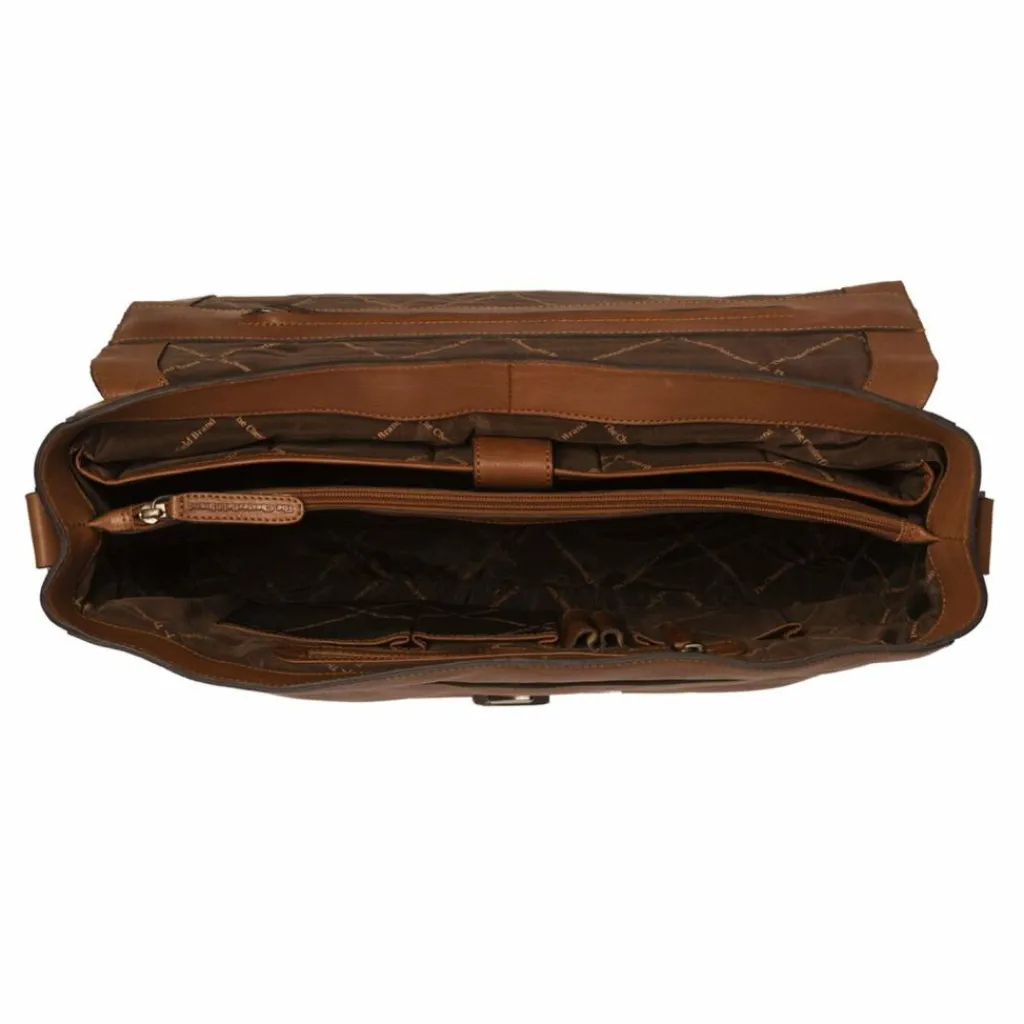 Online The Chesterfield Brand Soft Class Aktentasche Leder 42 cm Laptopfach cognac