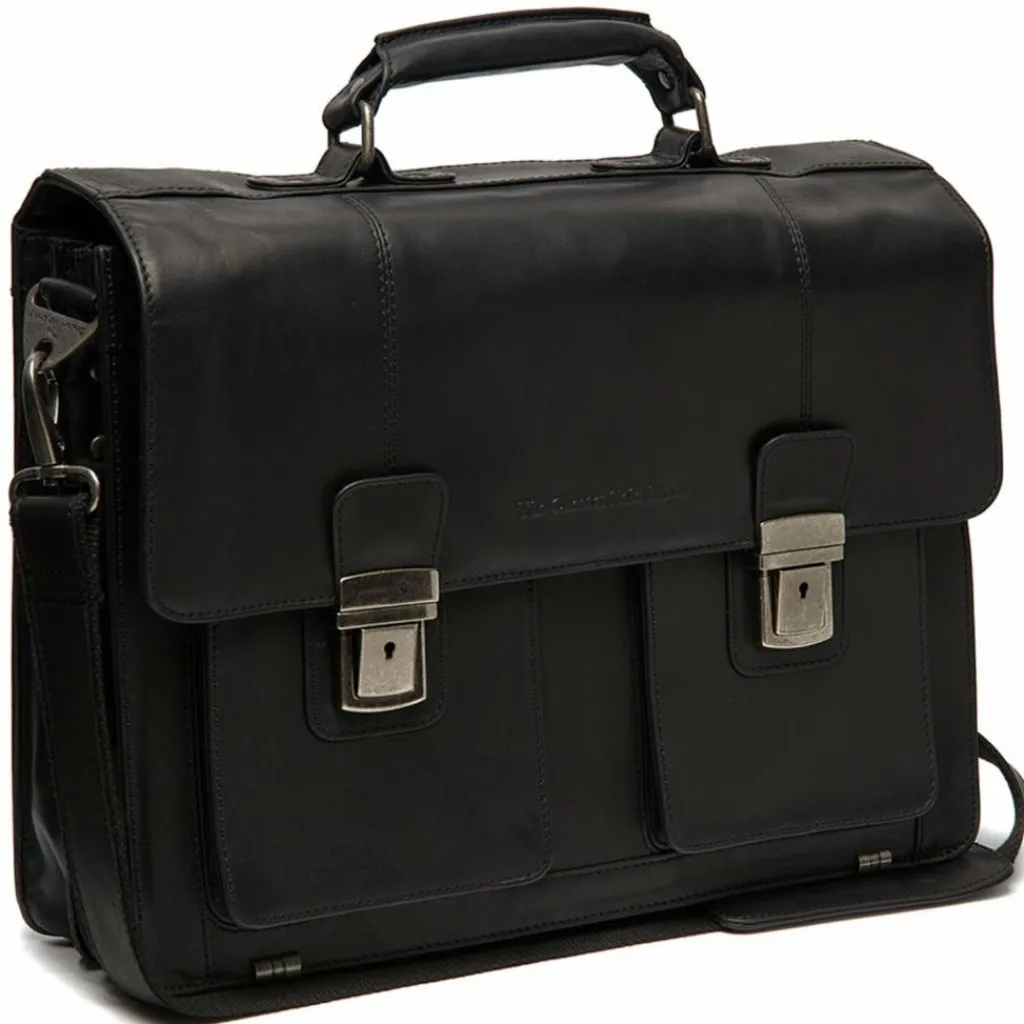 The Chesterfield Brand Laptoptaschen|Aktentaschen<Springfield Aktentasche Leder 40 cm Laptopfach black