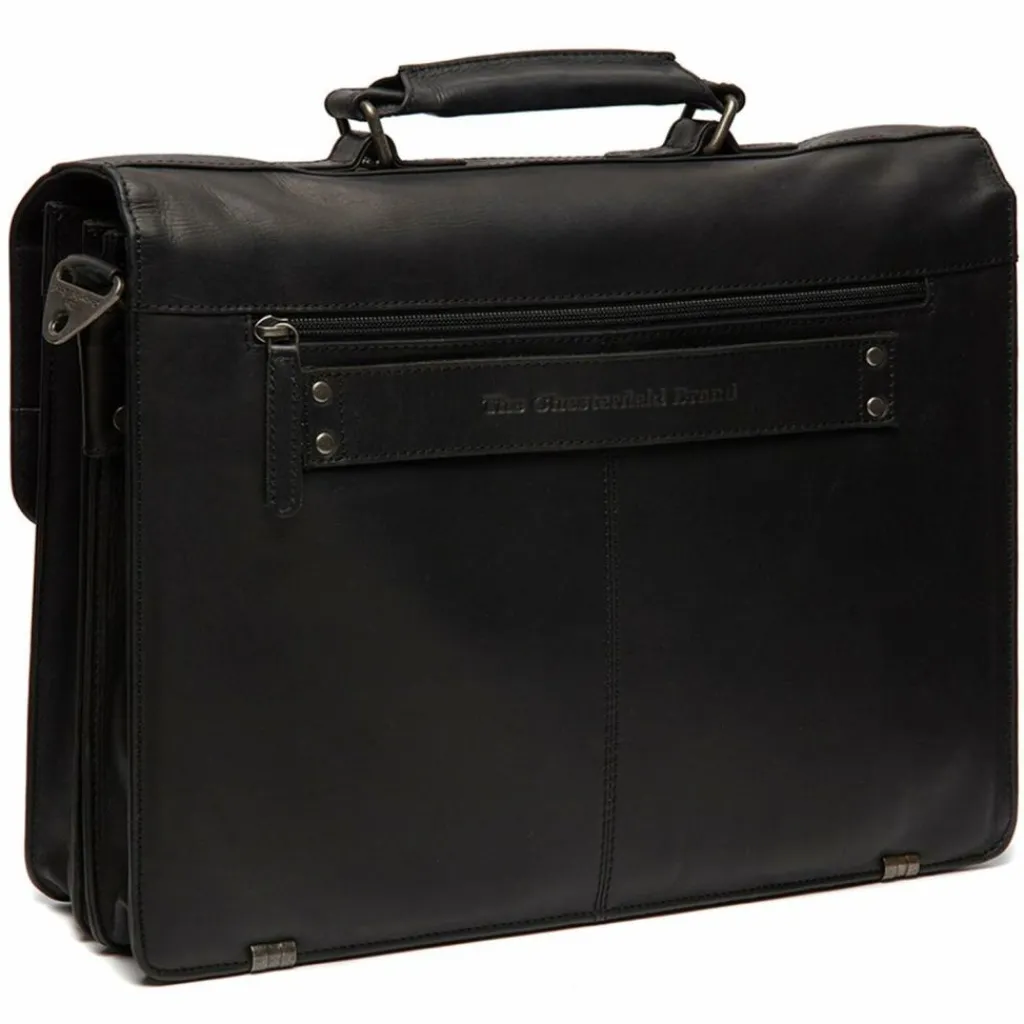 The Chesterfield Brand Laptoptaschen|Aktentaschen<Springfield Aktentasche Leder 40 cm Laptopfach black