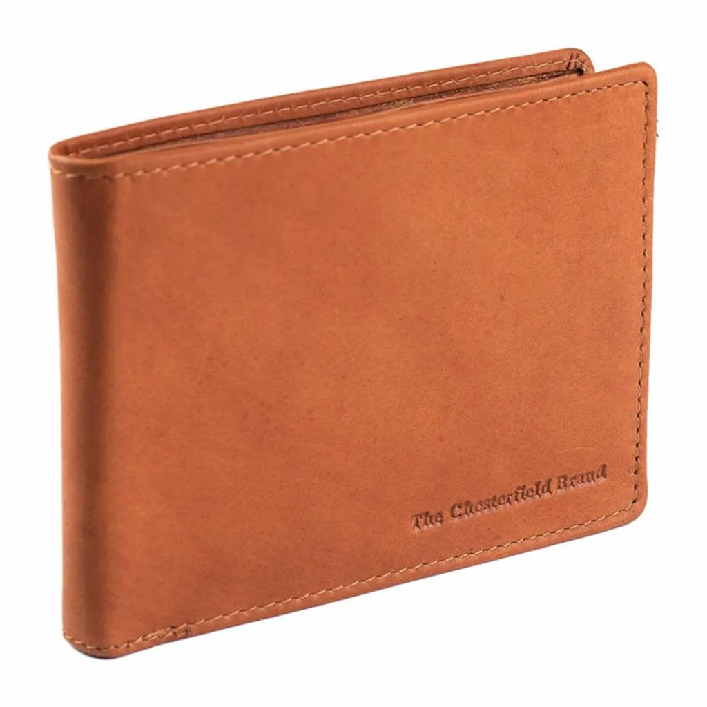 Best The Chesterfield Brand Timo Geldbörse RFID Schutz Leder 11 cm cognac