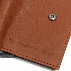 The Chesterfield Brand Herrengeldbörsen Querformat<Torola Geldbörse RFID Schutz Leder 7.5 cm cognac