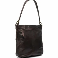 Clearance The Chesterfield Brand Tucson Schultertasche Leder 28 cm brown