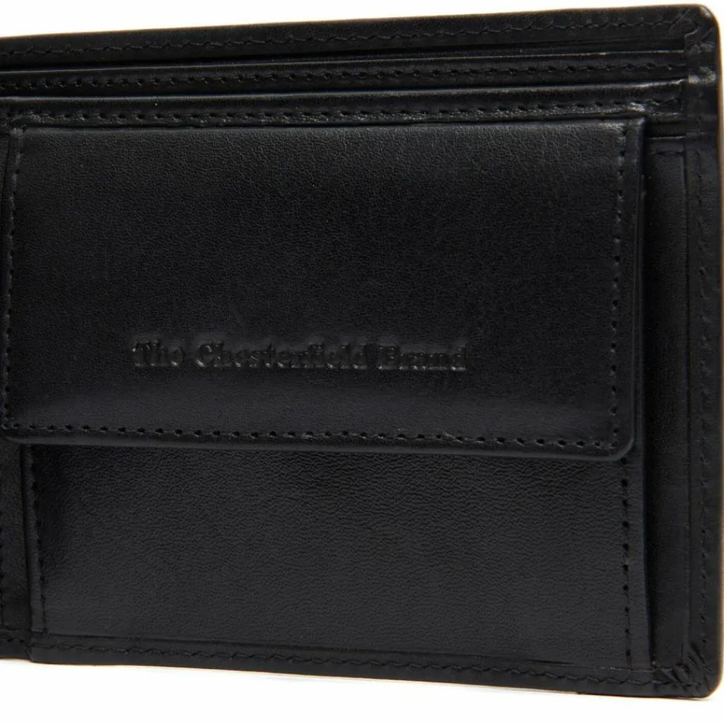 The Chesterfield Brand Herrengeldbörsen Querformat<Umbria Geldbörse RFID Schutz Leder 12.5 cm black