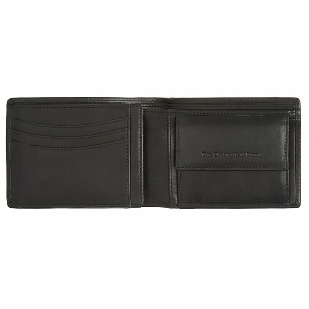 The Chesterfield Brand Herrengeldbörsen Querformat<Umbria Geldbörse RFID Schutz Leder 12.5 cm black