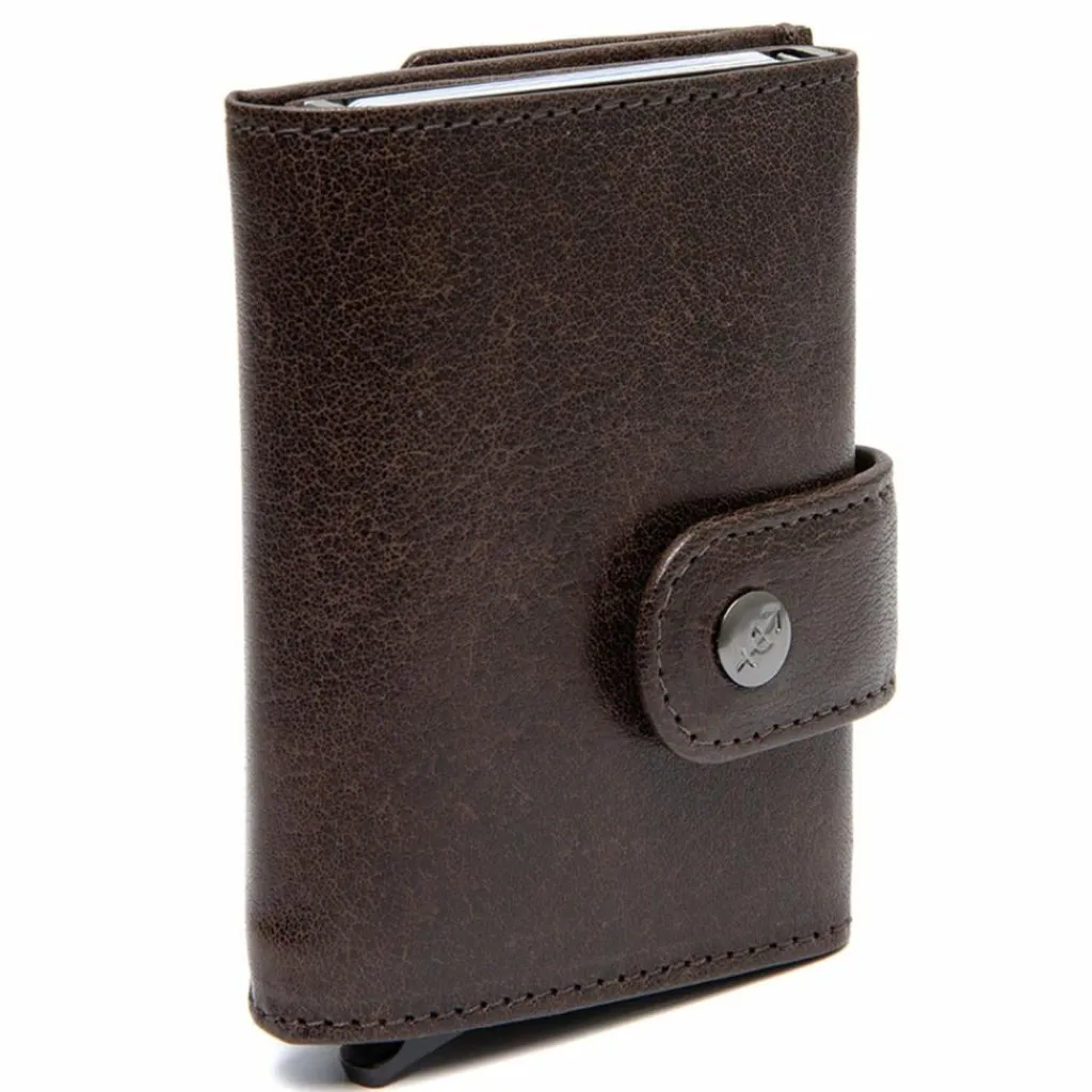 Hot The Chesterfield Brand Varrano Geldbörse RFID Schutz Leder 7 cm brown