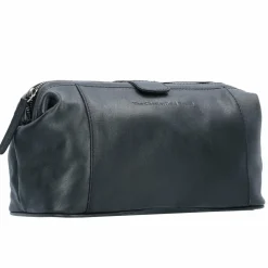 New The Chesterfield Brand Vince Kulturbeutel Leder 29 cm schwarz