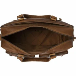 Clearance The Chesterfield Brand Wax Pull Up Aktentasche Leder 43 cm Laptopfach cognac