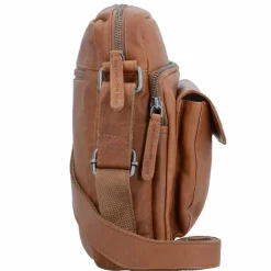 Hot The Chesterfield Brand Wax Pull Up Umhängetasche Leder 21 cm cognac