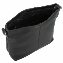 Clearance The Chesterfield Brand Wax Pull Up Schultertasche Leder 25 cm schwarz