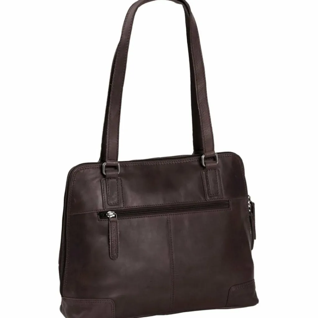 The Chesterfield Brand Schultertaschen<Wax Pull Up Schultertasche Leder 30 cm Laptopfach braun