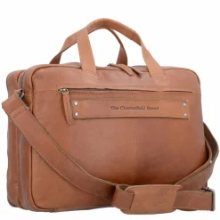 Clearance The Chesterfield Brand Wax Pull Up Aktentasche Leder 44 cm Laptopfach cognac
