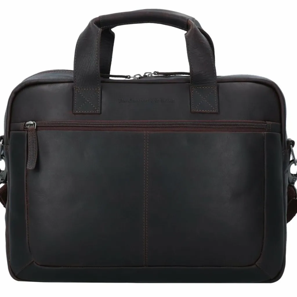 The Chesterfield Brand Wax Pull Up Aktentasche Leder 40 cm Laptopfach