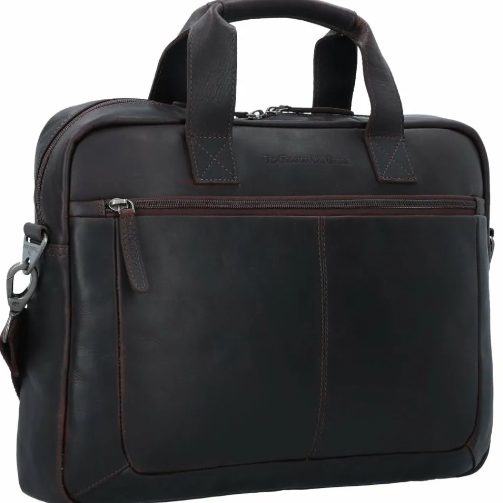 The Chesterfield Brand Wax Pull Up Aktentasche Leder 40 cm Laptopfach