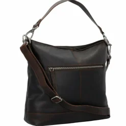 New The Chesterfield Brand Wax Pull Up Schultertasche Leder 32 cm braun