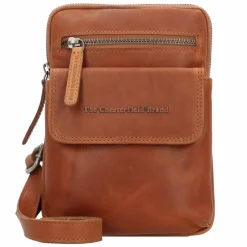Online The Chesterfield Brand Wax Pull Up Umhängetasche Leder 16 cm cognac