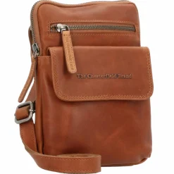 Online The Chesterfield Brand Wax Pull Up Umhängetasche Leder 16 cm cognac